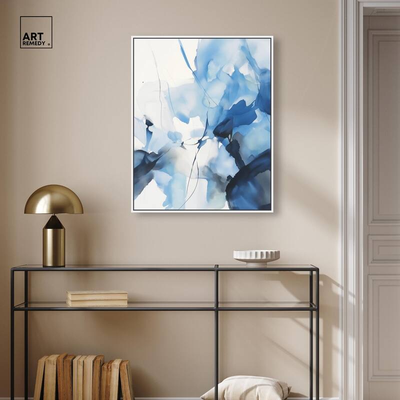 Fleur Bleue II Canvas by Art Remedy