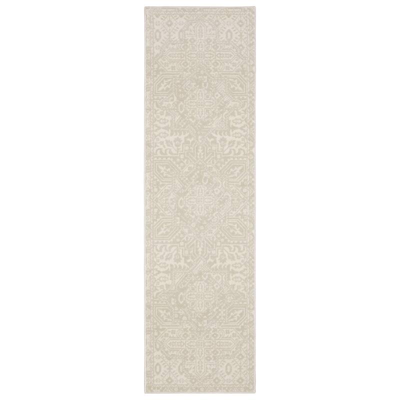 HomeRootsMedallion Transitional Rectangle Area Rug
