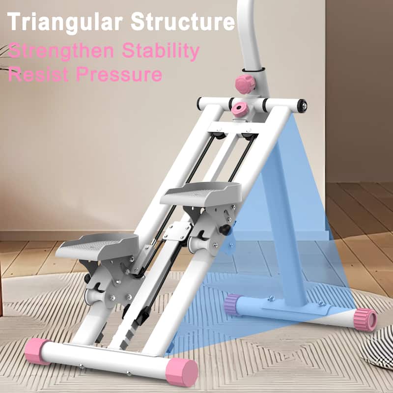 Stair Stepper with Resistance Home-Upgrade Vertical Climber Workout Machine for Full-Body Exercise Climber Fitness Equipment