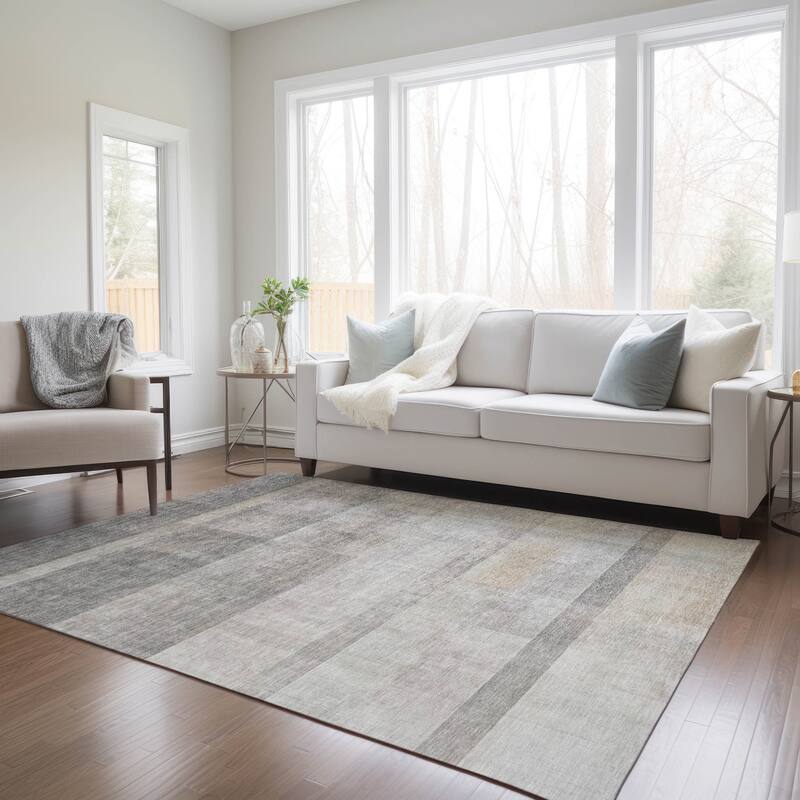 Belo Ombre Weather Resistant Classic Meets Modern Runner Outdoor Rug