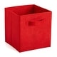 preview thumbnail 54 of 115, ClosetMaid Cubeicals 11-inch Fabric Drawer Red