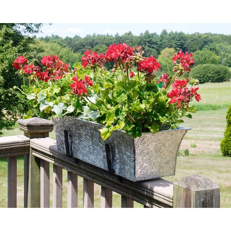 Achla Designs Flower Box Brackets for 2x4'' Rail