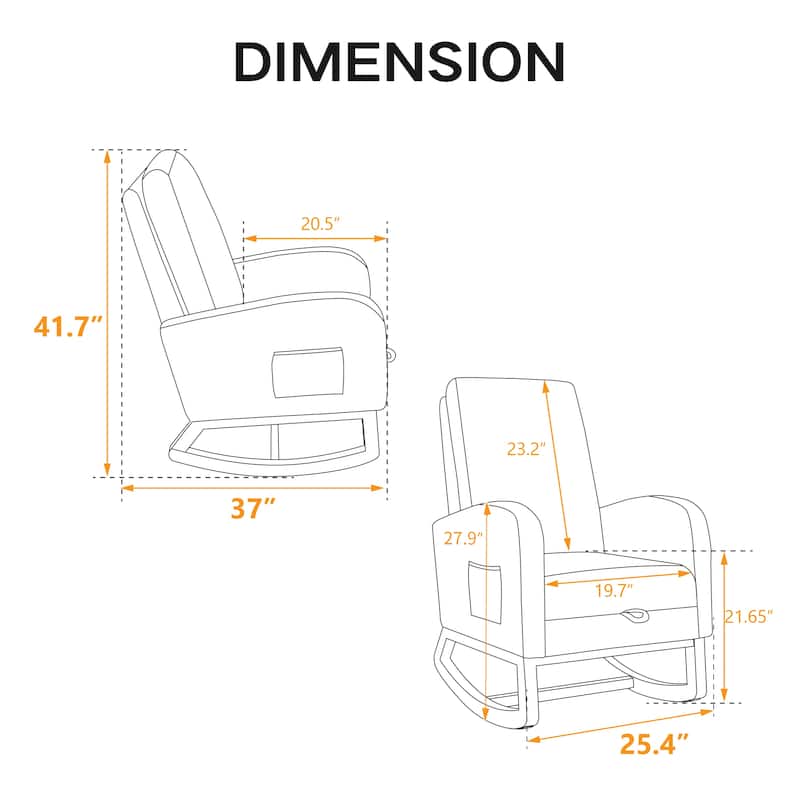 Rocking Accent Armchair