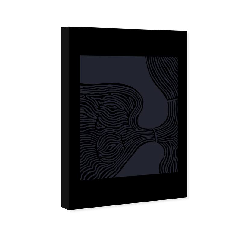 Wynwood Studio Canvas Abstract Art Boheme Simplicity Abstract Black and Tan Modern & Contemporary Wall Art Canvas Print
