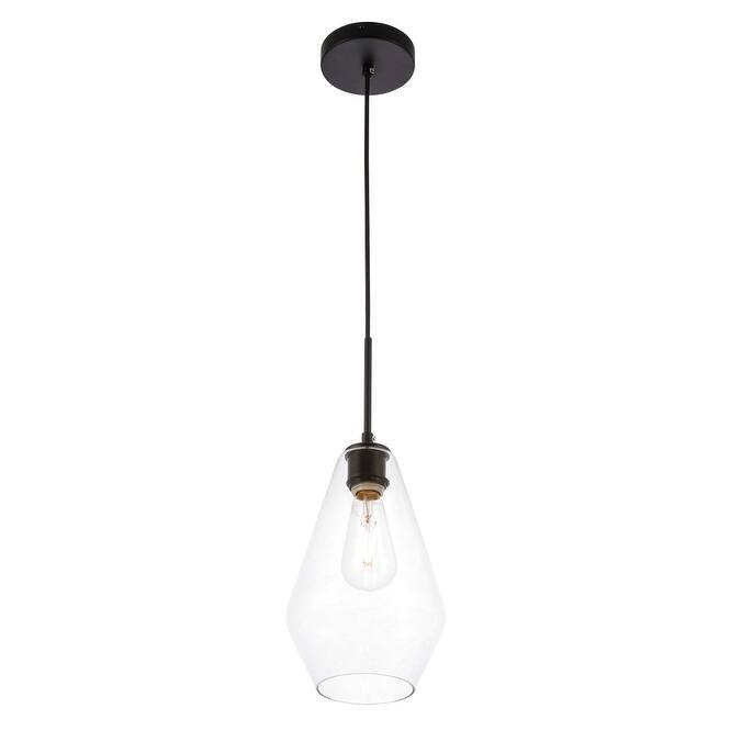 Gerald 1-light Elongated Glass Shade Hanging Pendant Light