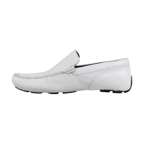 mens white casual loafers