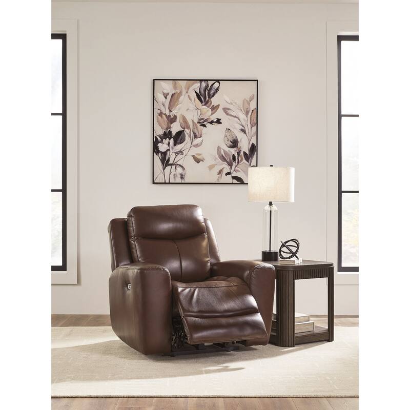 Signature Design by Ashley Mighty Moves Brown Power Recliner