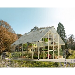 Balance 10ft. Hybrid Silver/Clear DIY Greenhouse Kit