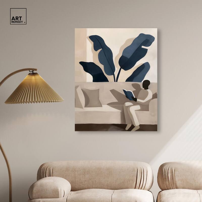 Void Reader II Canvas by Art Remedy, Gallery Wrapped