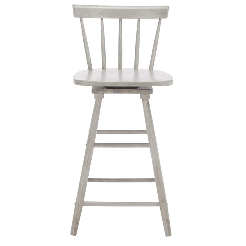 SAFAVIEH Haralda Swivel 25-inch Counter Stool - 17 In. W x 17 In. D x 38 In. H - 17Wx17Dx38H