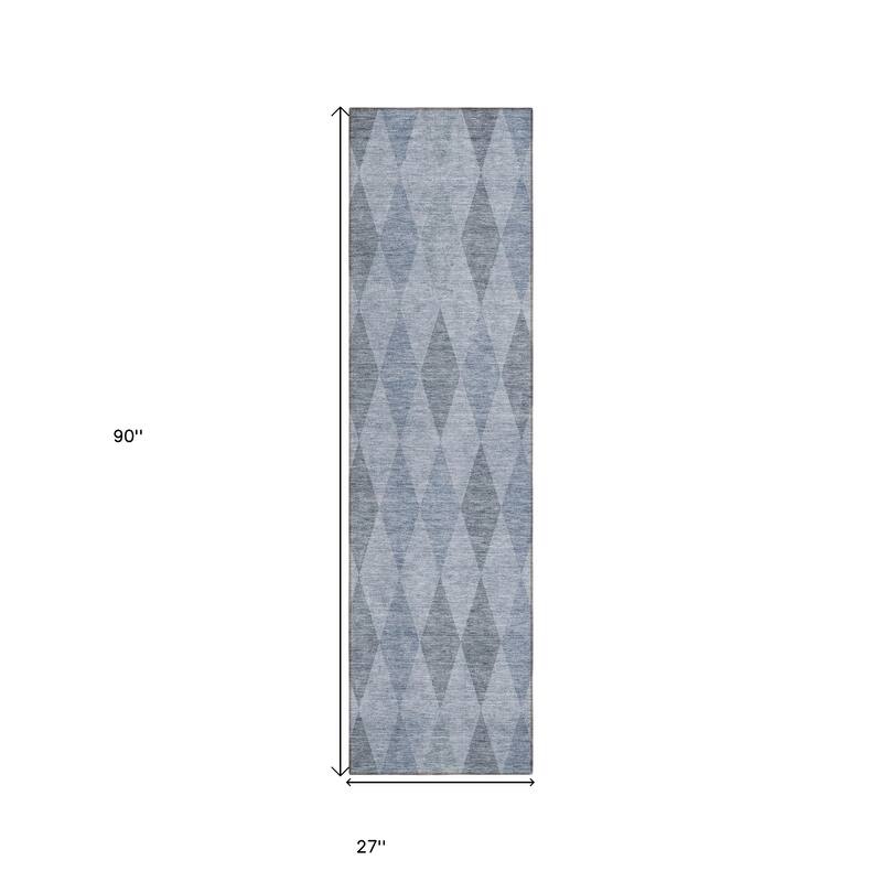 Altolo Modern Geometric Weather Resistant Blended Style Outdoor Rug