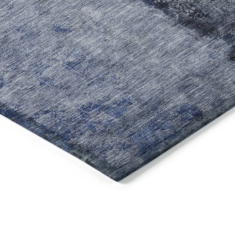 Dave Unique Abstract Spill-Resistant Blended Style Outdoor Rug