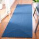 SAFAVIEH Handmade Braided Country Casual Lavada Rug - 2'3" x 10' Runner - Blue