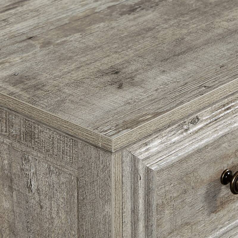 Farmhouse 7 Drawers Dresser for Bedroom, Rustic Chest of Drawers with Natural Texture