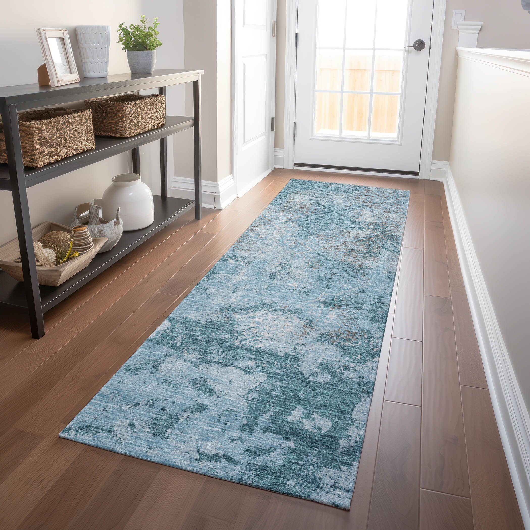 Premium Washable Super Soft Vintage Trellis Mayfield Rug