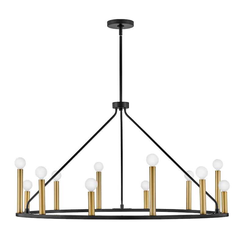 Lark 83159 Lazlo 12 Light 38" Wide Ring Chandelier