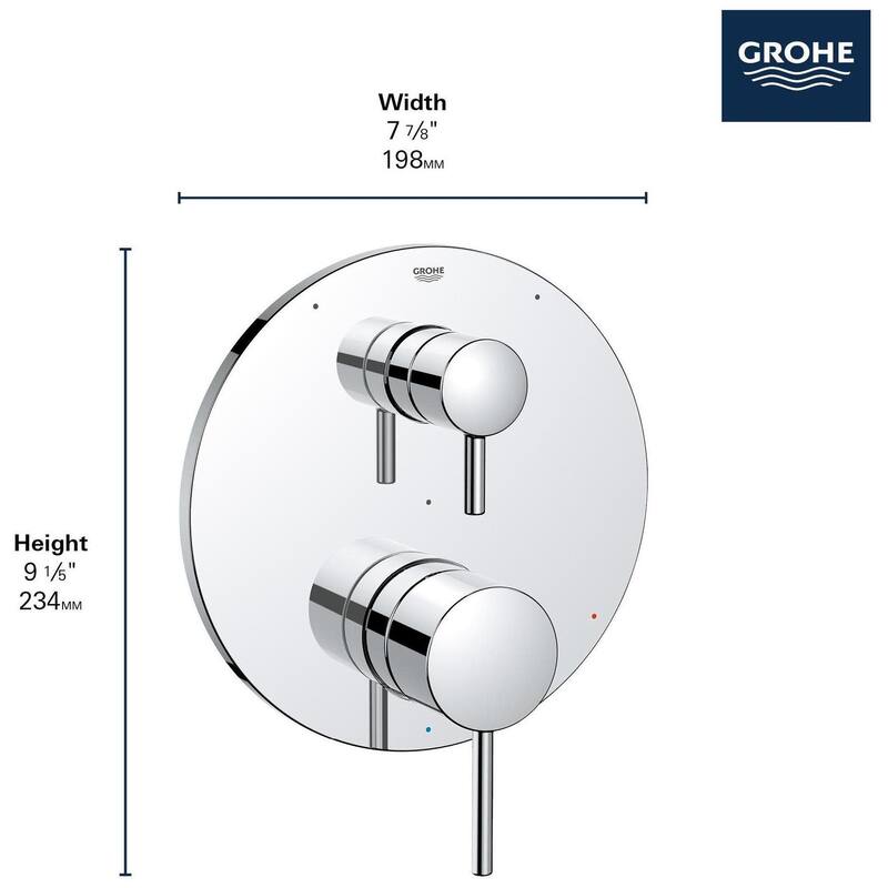 Grohe 29 427 Timeless Three Function Pressure Balanced Valve Trim Only