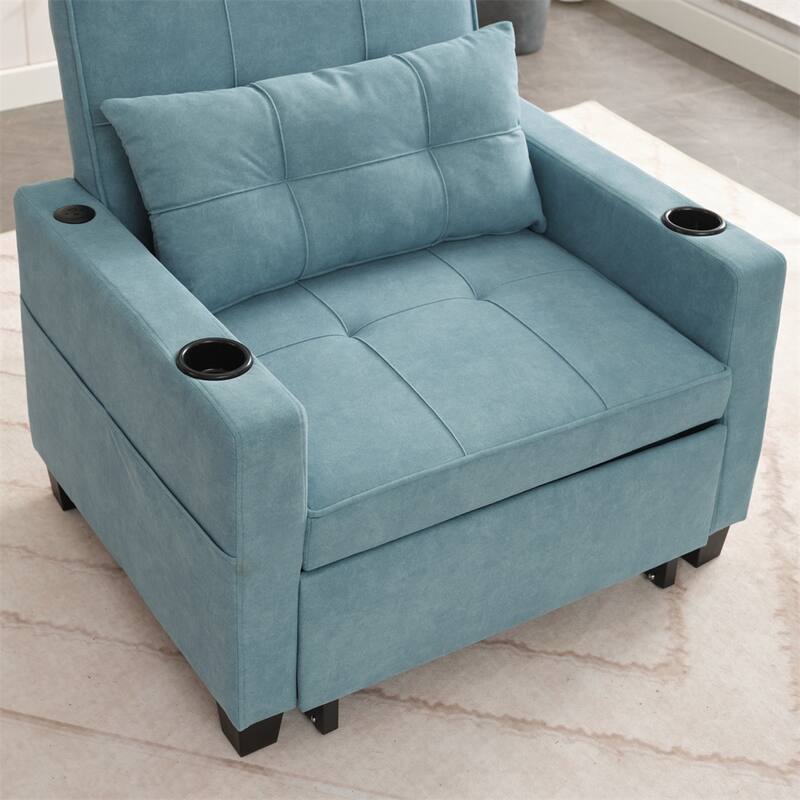Chair Bed Convertible Chair 3-in-1 Pull Out Sleeper Chair Beds