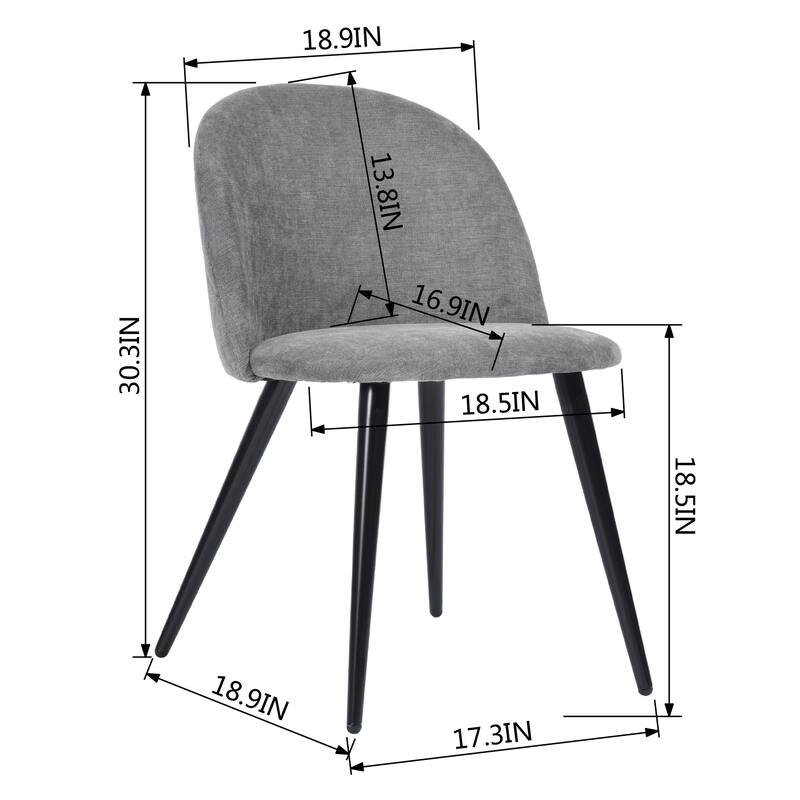 Homylin Upholstered Dining Chair (Set of 2)