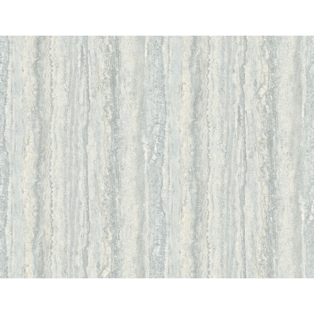 A-Street Prints Hilton Aqua Marbled Paper Wallpaper