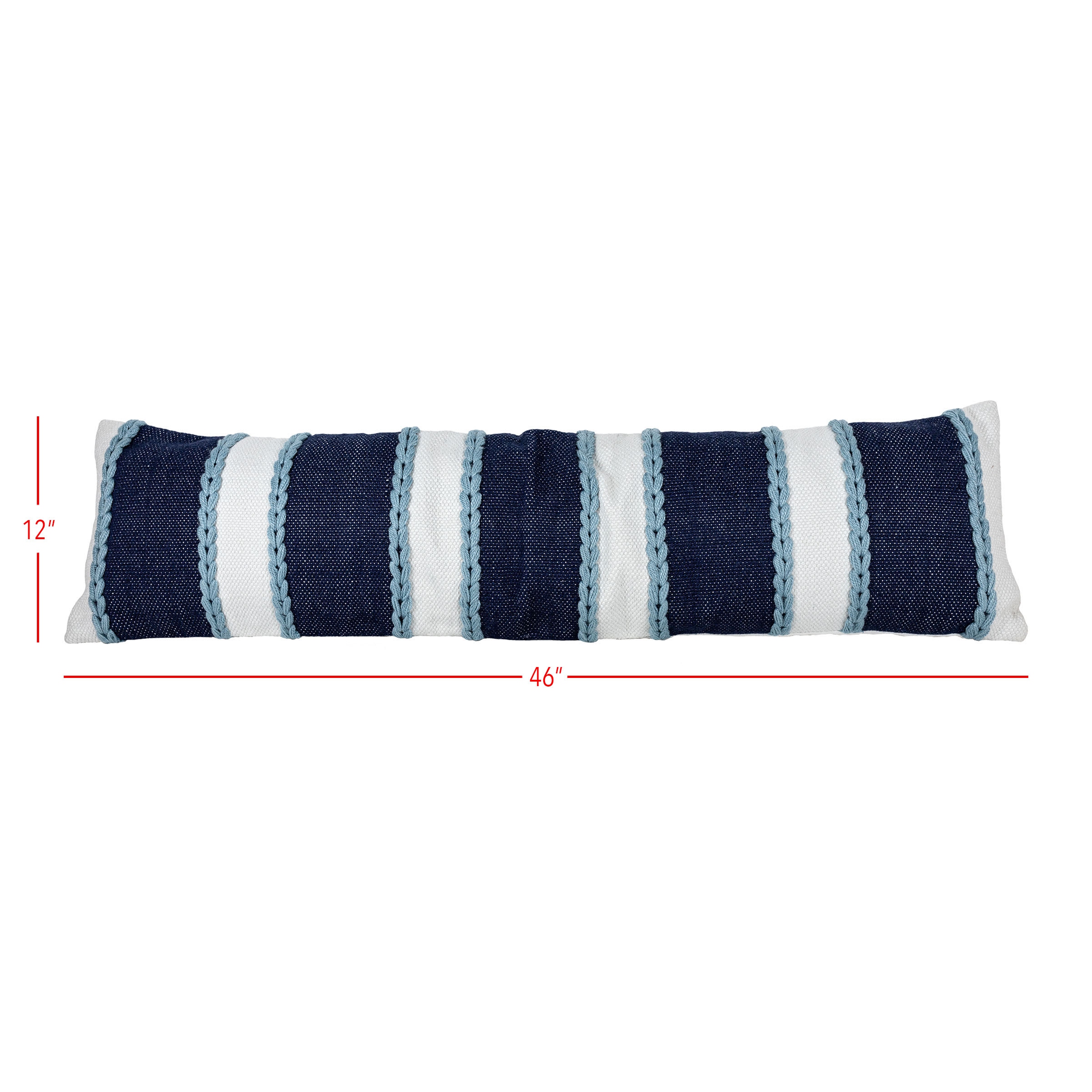 Blue and white striped outdoor pillows hotsell