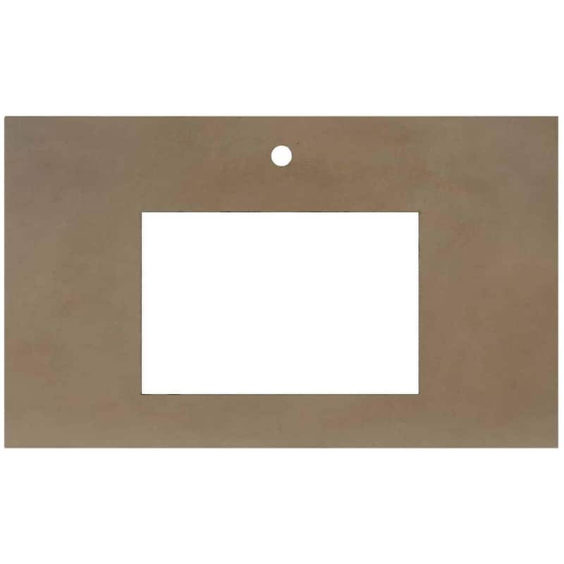 Native Trails VT36-R1812-NS-1 NativeStone 36" Stone Composite Vanity - Earth