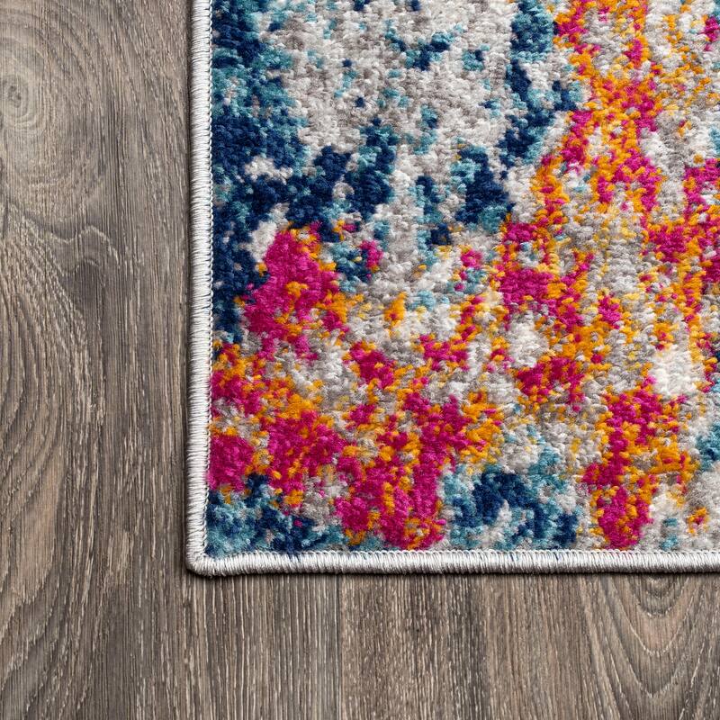 JONATHAN Y Petalo Modern Abstract Area Rug