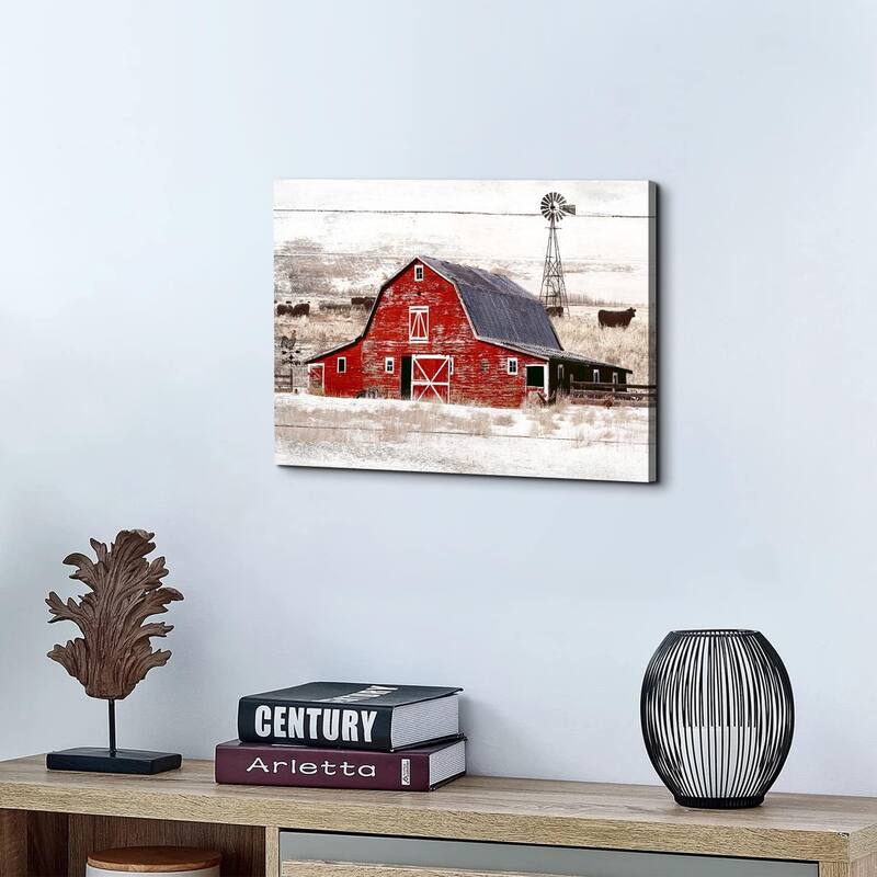 Barn Wall Art Country Red Barn Pictures Wall Decor