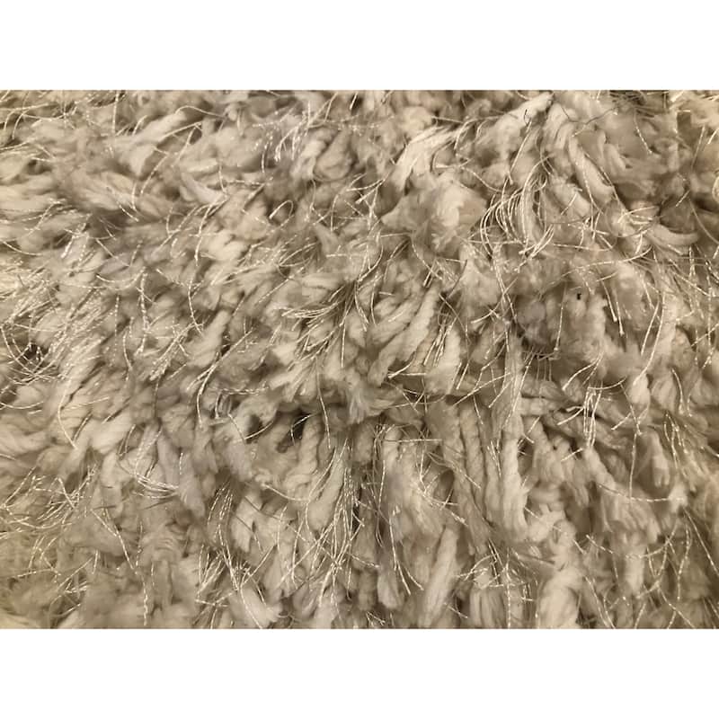 Alexander Home Kasen Mid-Century Modern 2 Tone Plush Shag Rug