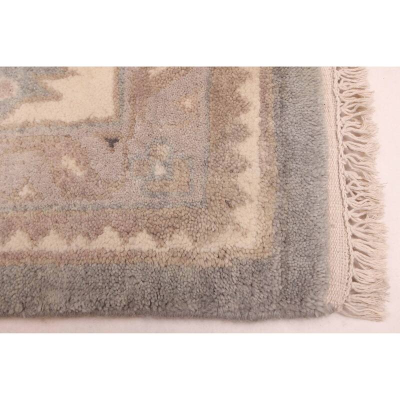 ECARPETGALLERY Hand-knotted Royal Oushak Grey Wool Rug - 9'0 x 11'10