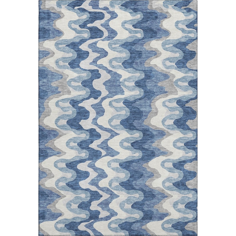 Premium Washable Super Soft Abstract Stripes Mayfield Rug