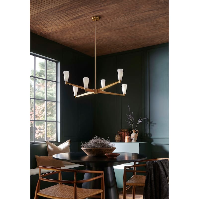 Progress Lighting P400395 Tosca 6 Light 41" Wide Chandelier