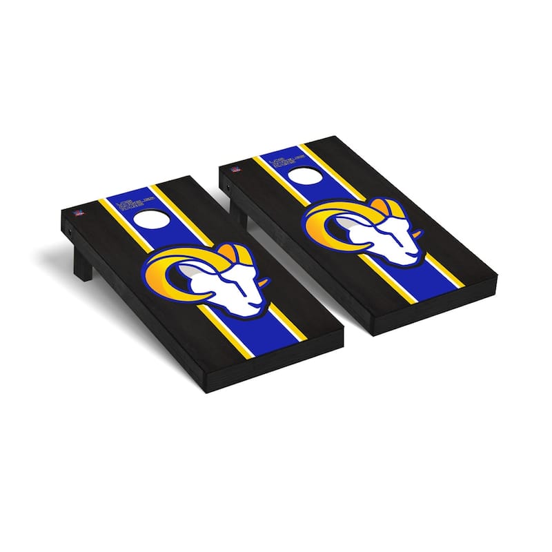 Los Angeles Rams 2x4 Pro Cornhole Boards - V2 - Include Team Bags + Carry Case