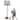 6.6-10ft Height Adjustable Portable Basketball Hoop Stand with Wheels