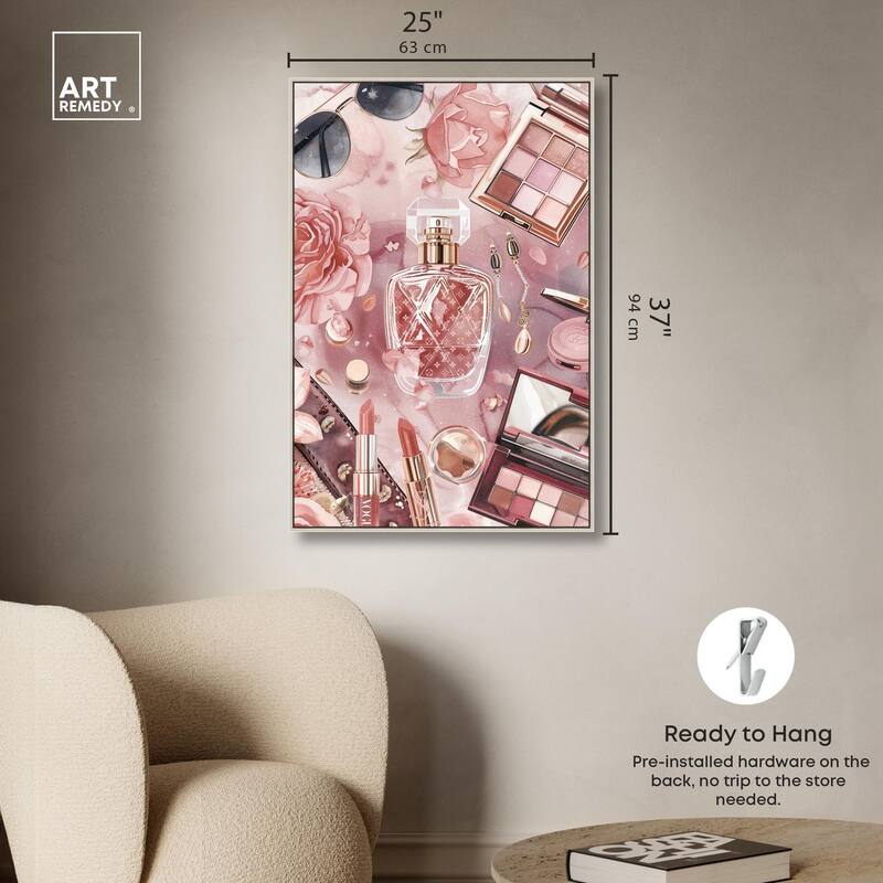 Glam Sparkle Lay Out II Canvas by Art Remedy
