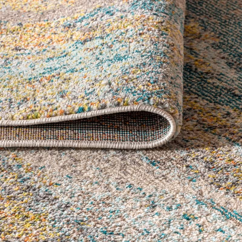 JONATHAN Y Groovy POP Modern Abstract Vintage Waterfall Area Rug