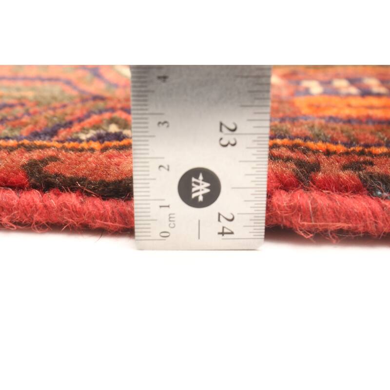 ECARPETGALLERY Hand-knotted Andelz Dark Red Wool Rug - 4'0 x 5'10