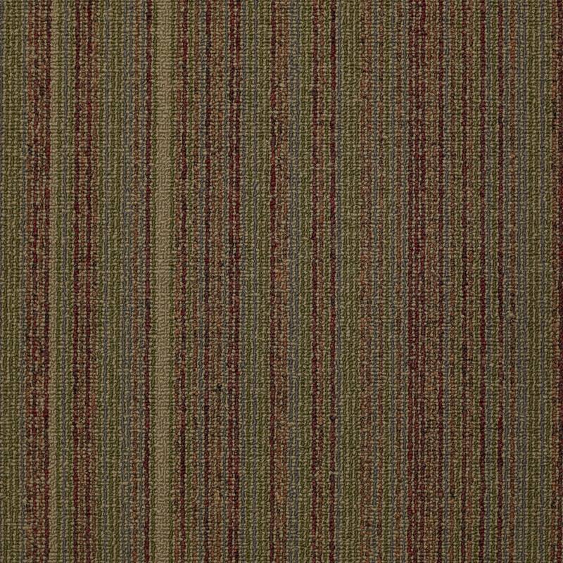 Shaw Philadelphia Commercial Wired 24" x 24" Glue Down Carpet Tile - - Juice