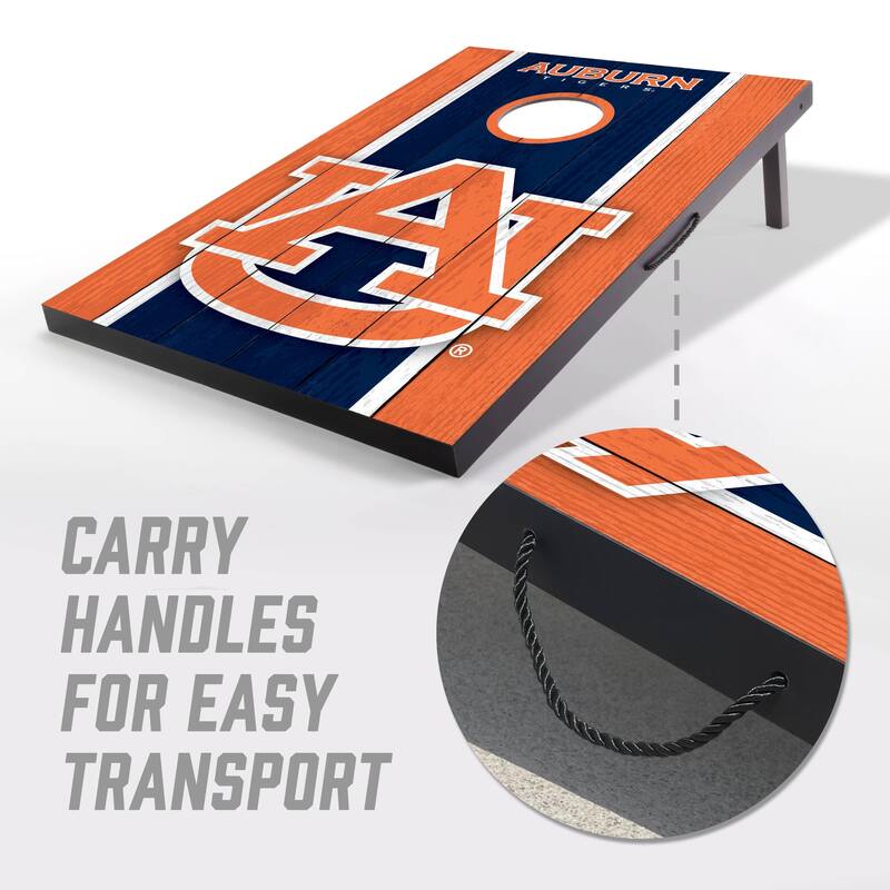 Auburn Tigers NCAA Compact 2x3 Tailgate Cornhole Board Set