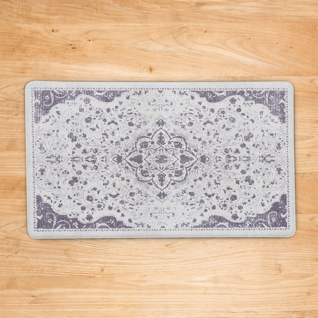 Patina Vie Vintage Inspired Anti-Fatigue Comfort Cushioned Kitchen Utility Mat