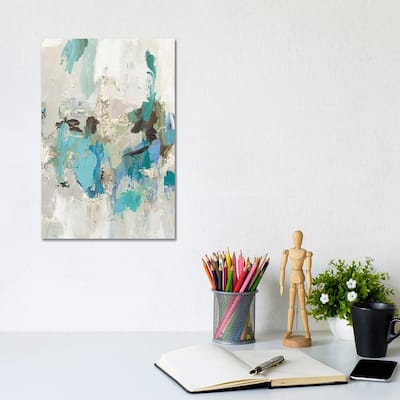 iCanvas "Blue Silver II" by Tom Reeves Canvas Print