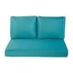 preview thumbnail 43 of 163, Haven Way Universal Outdoor Deep Seat Loveseat Cushion Set