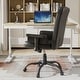 preview thumbnail 8 of 21, Adjustable Desk Chair Executive Office Chair Computer Chair Ergonomic Mid Back with 360°Swivel, Home Office Desk Chair
