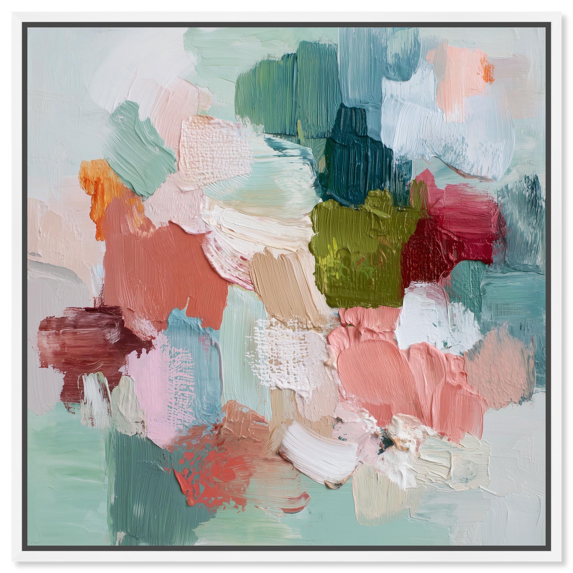 Joyful Mess II Living Room Wall Art Canvas Print by Art Remedy