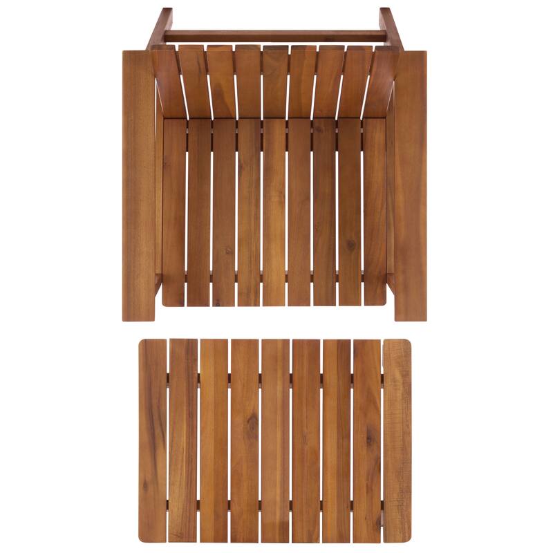 SAFAVIEH Outdoor Living Fallon Chair and Ottoman Set - 29"W x 31"D x 29"H