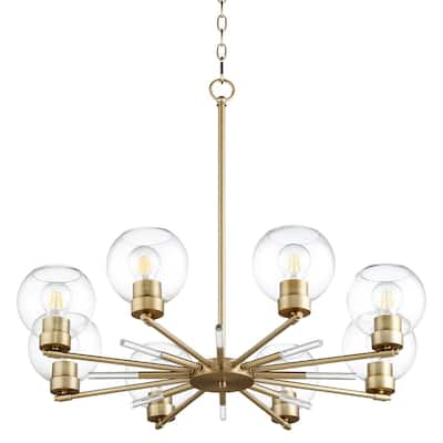 Quorum International 6317-8 Volan 8 Light 33" Wide Chandelier