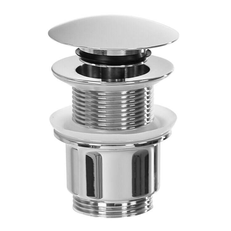 Nameeks Scarabeo 1-1/4" Pop-Up Assembly without Overflow from the - Chrome - Chrome