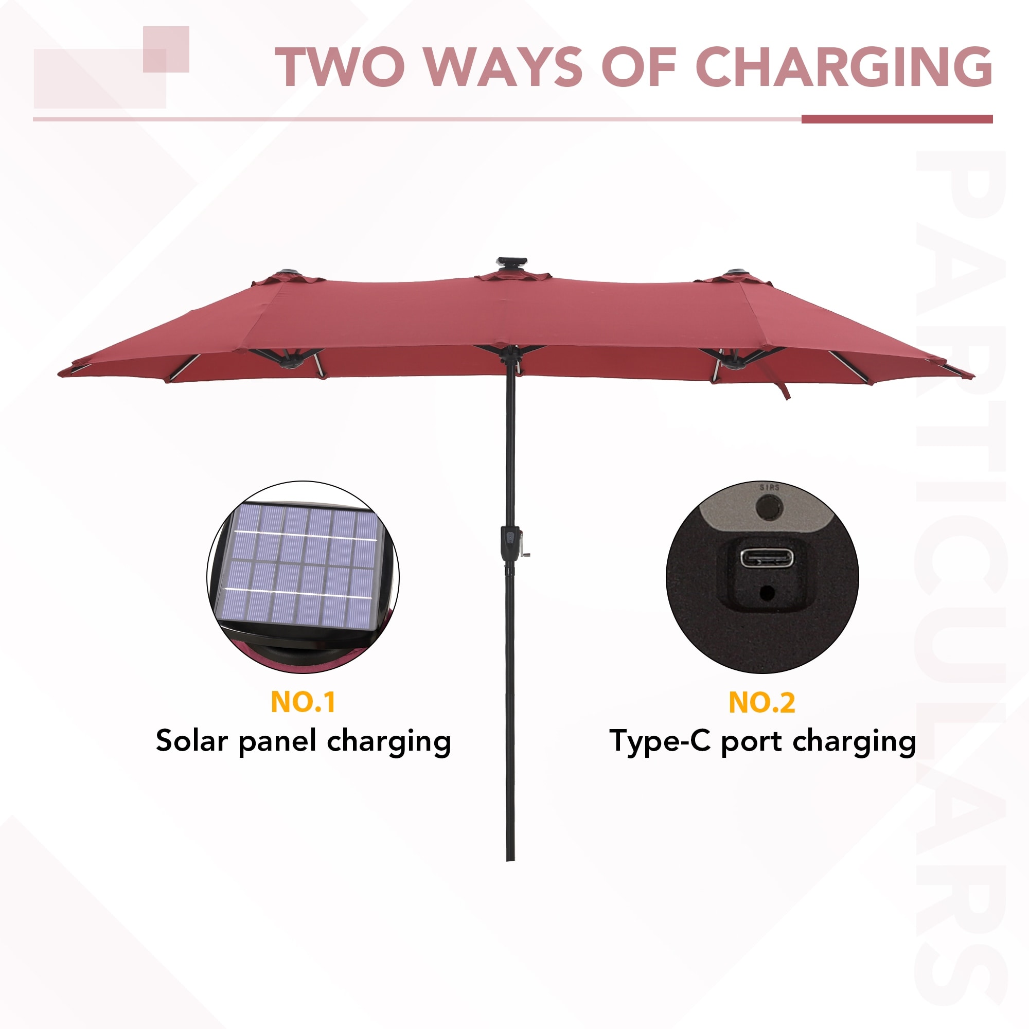 7 1 2 burgundy patio umbrella Best Choice Products 10ft Offset Cantilever Hanging Market Umbrella, 8 Sturdy Ribs, Easy Adjustment side umbrella provides ample shade to keep you cool and protect you from the hot sun Northlight 7.5 ft. Outdoor Patio