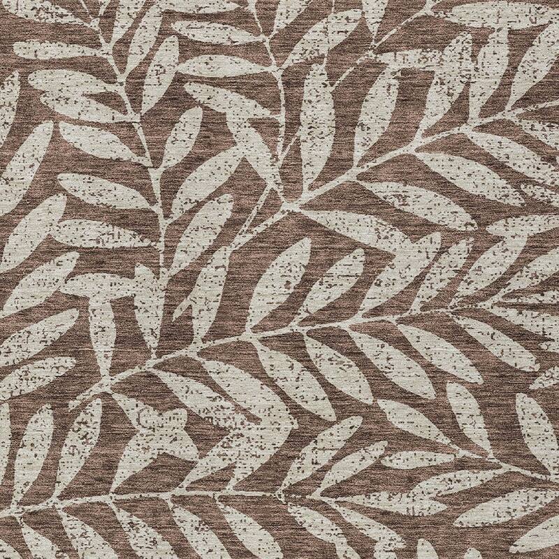 HomeRoots Floral Transitional Rectangle Outdoor Rug