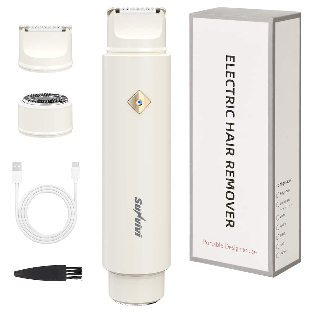 2-in-1 Dual Head Electric Bikini Trimmer for Women